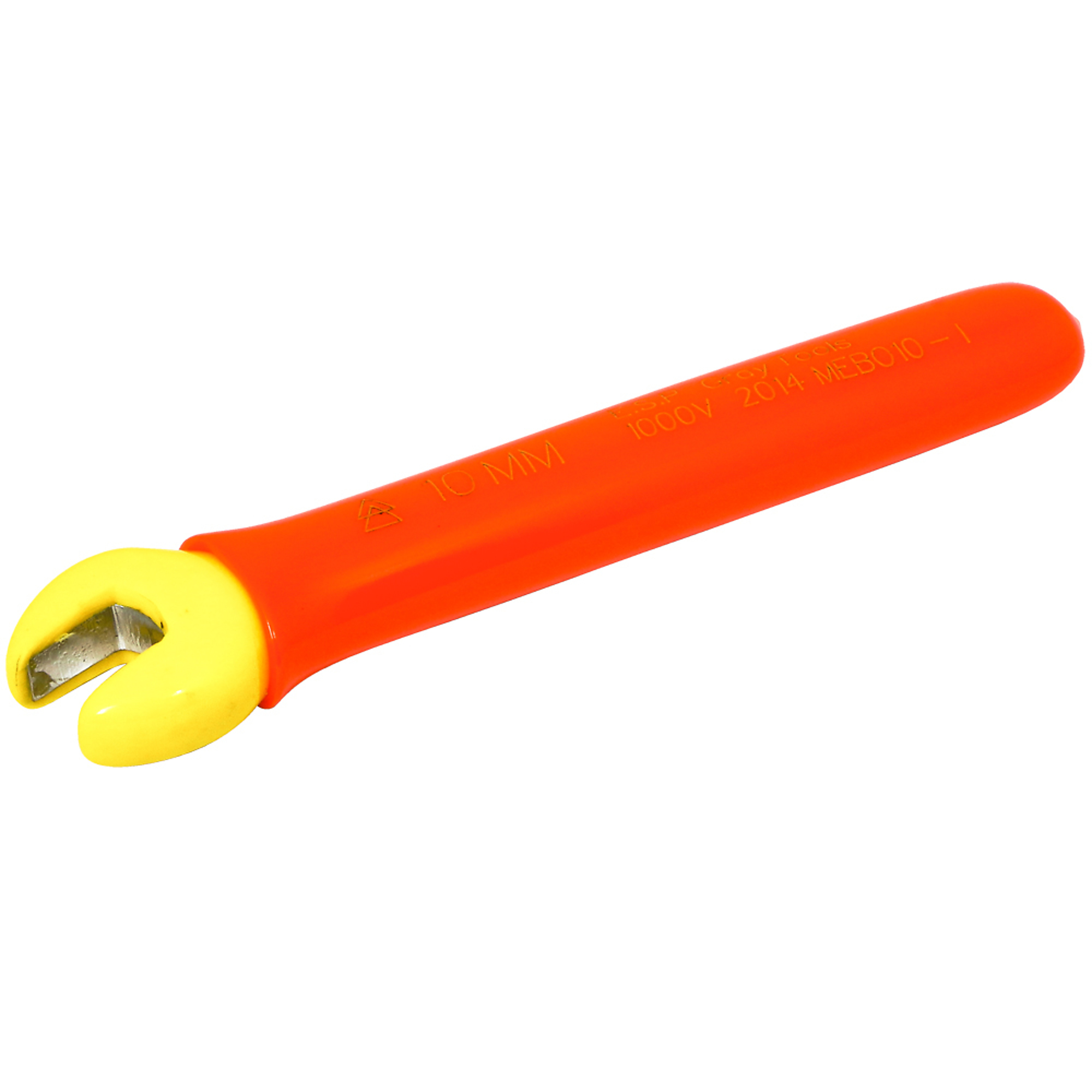 Gray Tools, Open End Wrench 10mm, 1000V Insulated, Model# MEBO10-I